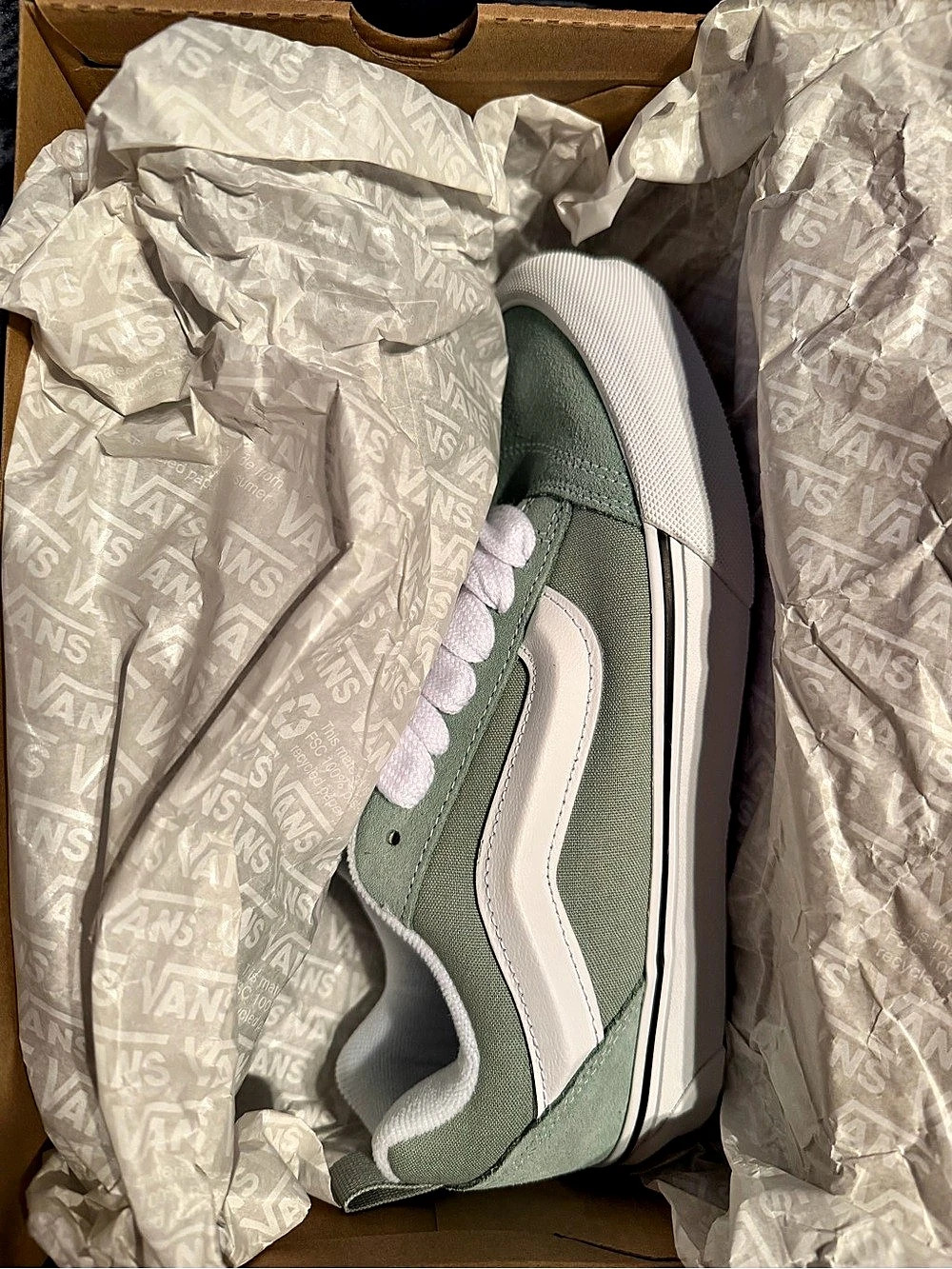 Vans Lowland ComfyCush Greenhouse Green Sneakers